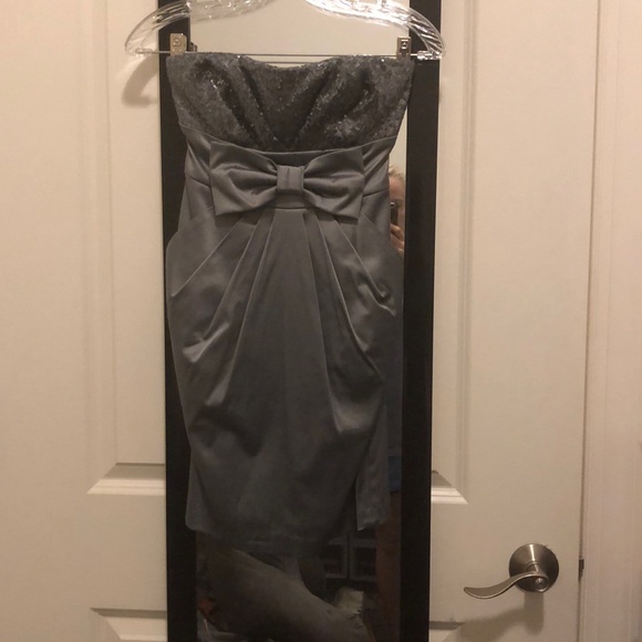 Speechless Silver Sequin Special Occasion Dress - Picture 1 of 2